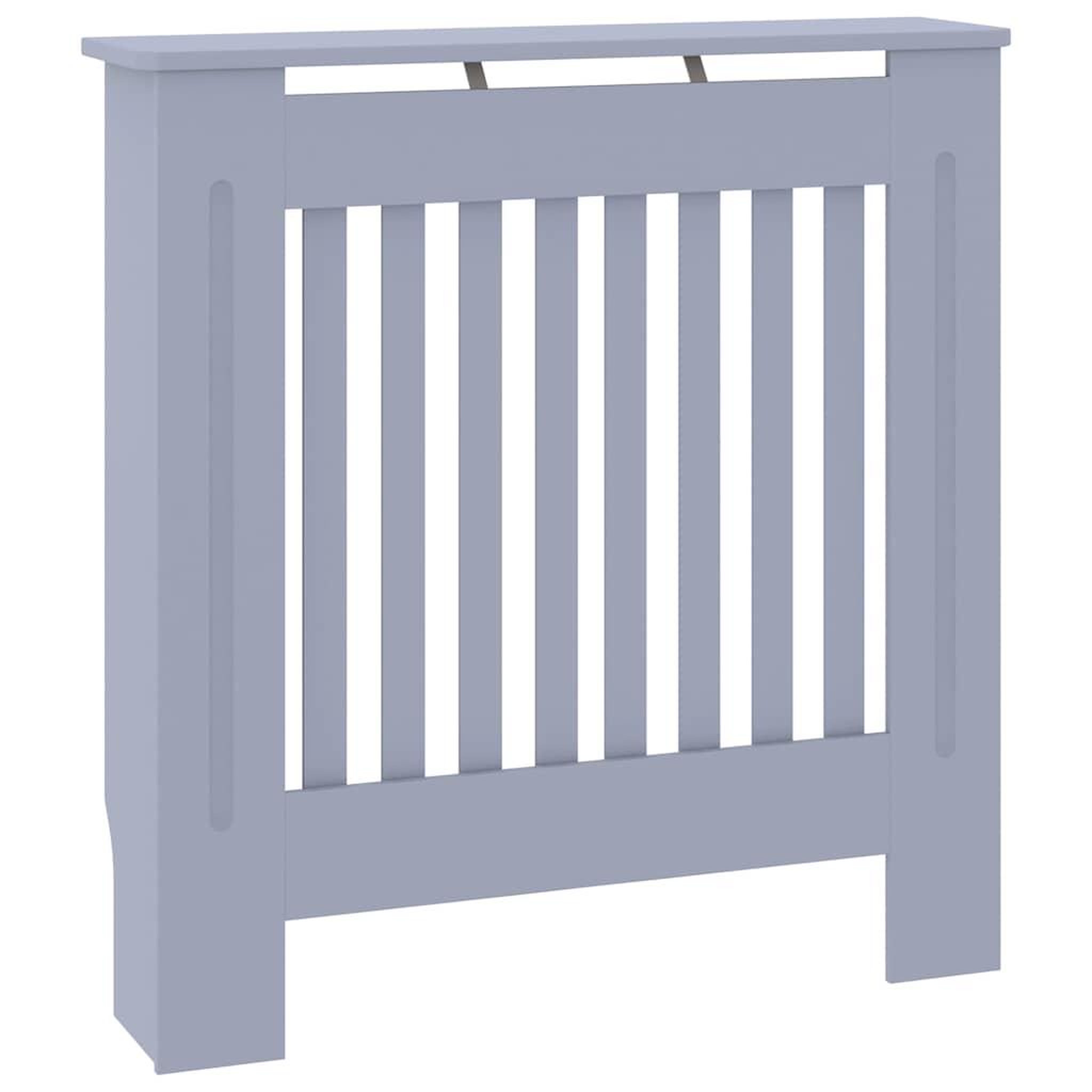 Voir la diapositive 2 : VIDAXL Cache-radiateur MDF Gris 78 cm