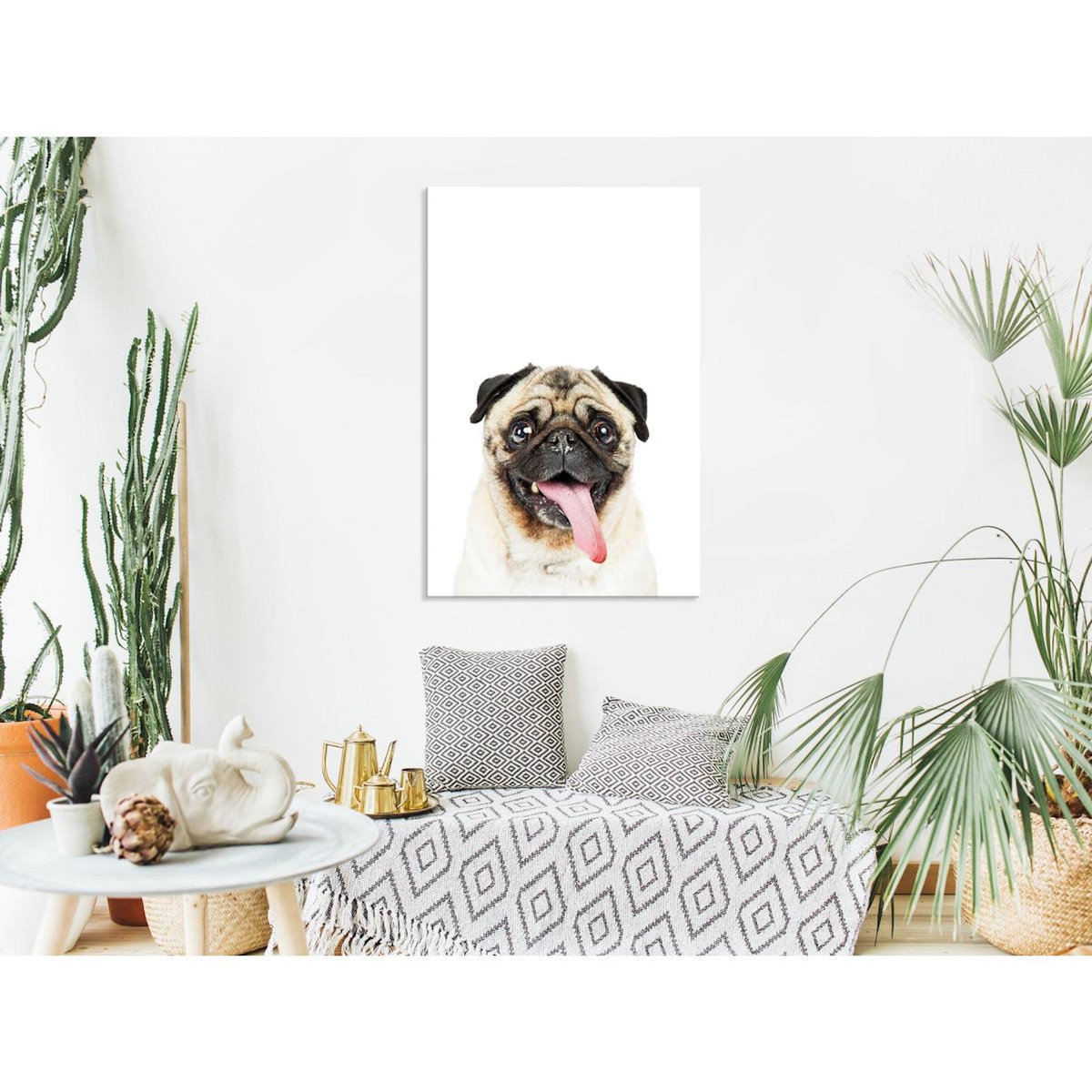 Paris Prix Tableau Imprimé  Pug