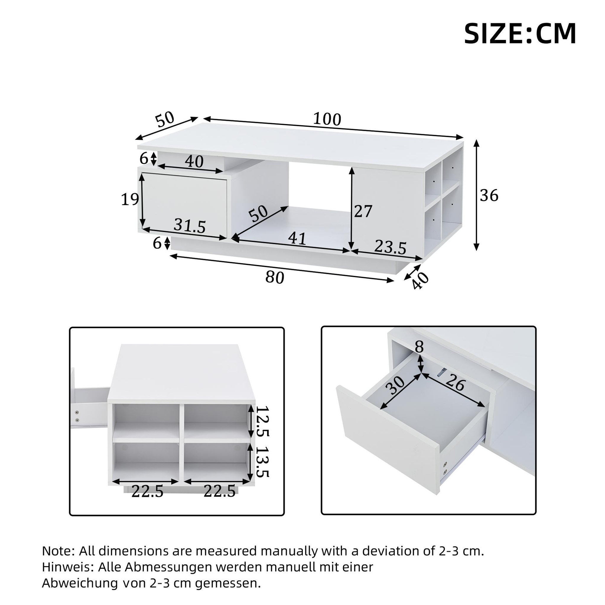Voir la diapositive 3 : MERAX Table basse