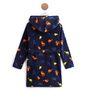 Voir la diapositive 2 : IN EXTENSO Robe de chambre peluche dinosaures garçon