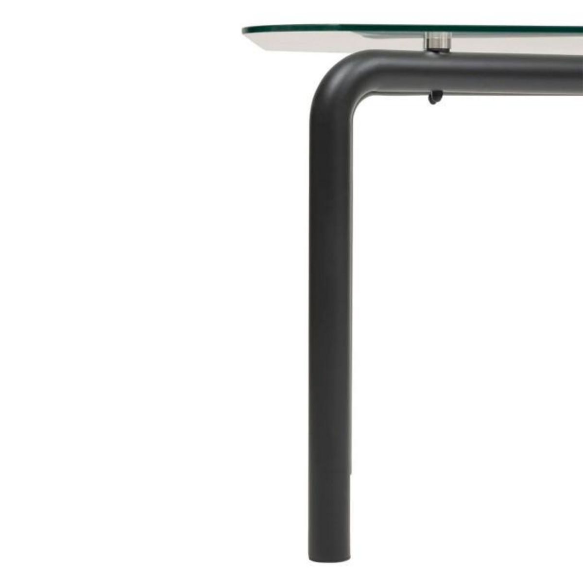 ATMOSPHERA Table à Manger en Verre  Hecate  190cm Noir