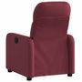 Voir la diapositive 4 : VIDAXL Fauteuil inclinable electrique Rouge bordeaux Tissu