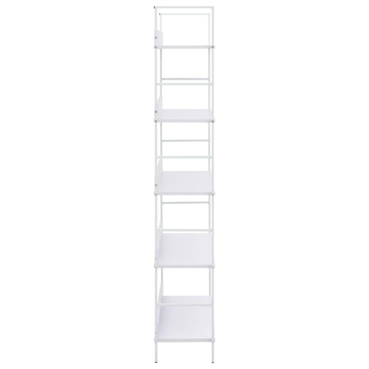 VIDAXL Bibliotheque a 5 niveaux noir 60x27,6x158,5cm bois d'ingenierie