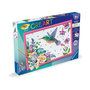 Voir la diapositive 4 : RAVENSBURGER CreArt Kids 31x21cm Colibri et fleurs exotiques, Kit de peinture par numéros Numéro d'Art, Des 7 ans, 25851, Ravensburger