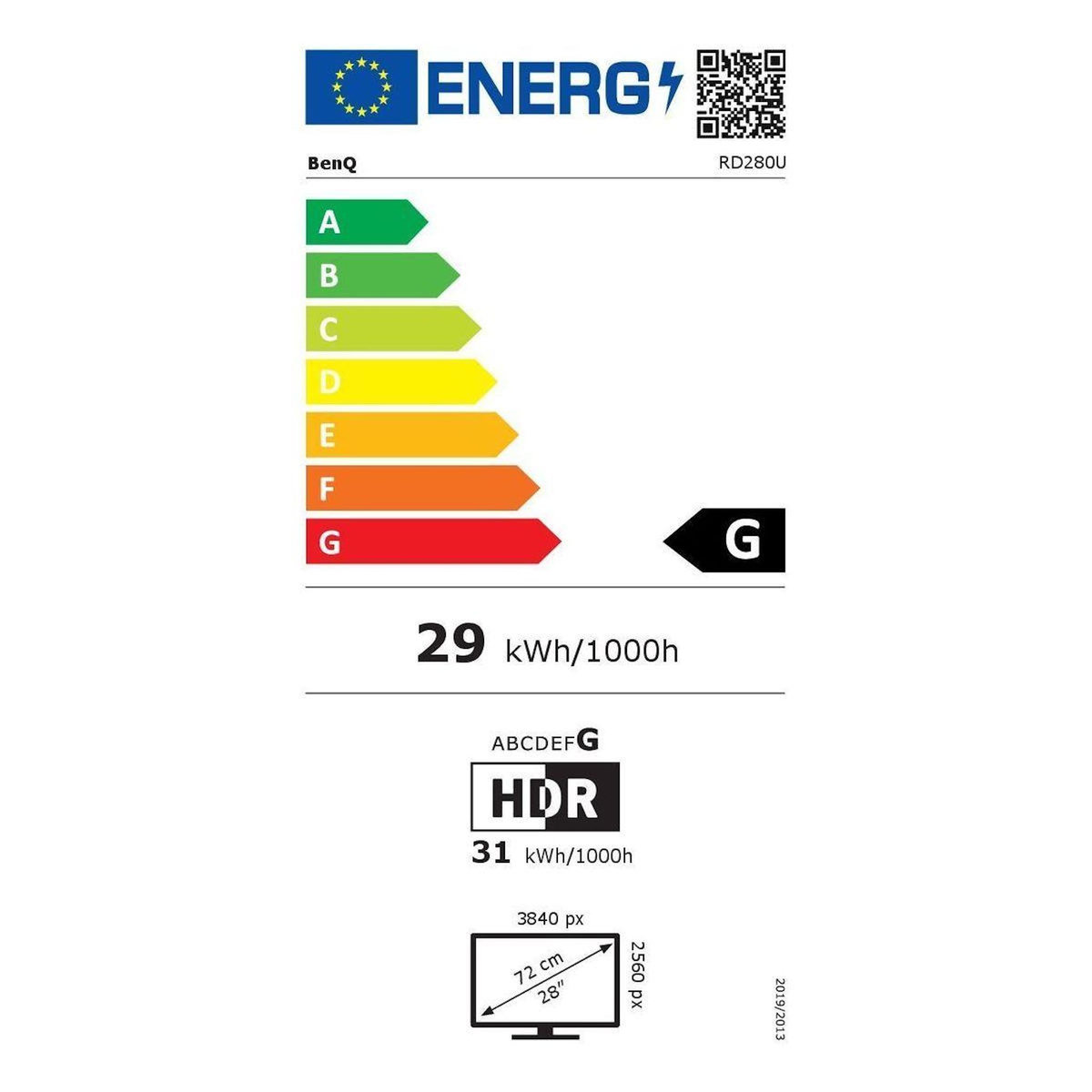 Benq Ecran RD280U 27''
