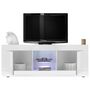 Voir la diapositive 4 : BEST MOBILIER Milo - meuble tv - blanc - 181 cm