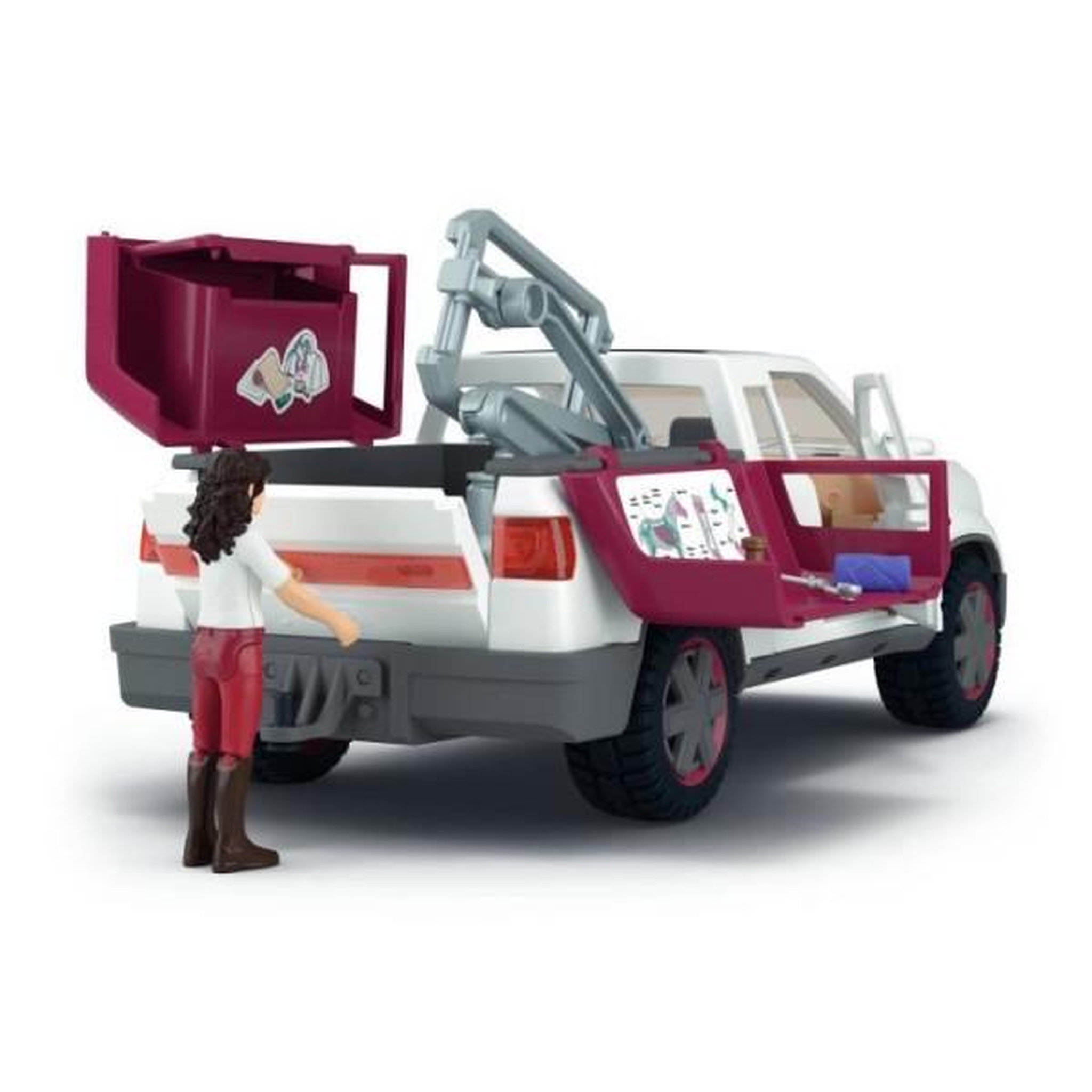 Voir la diapositive 5 : Schleich Coffret Vétérinaire mobile avec remorque, SCHLEICH 42704 Horse Club