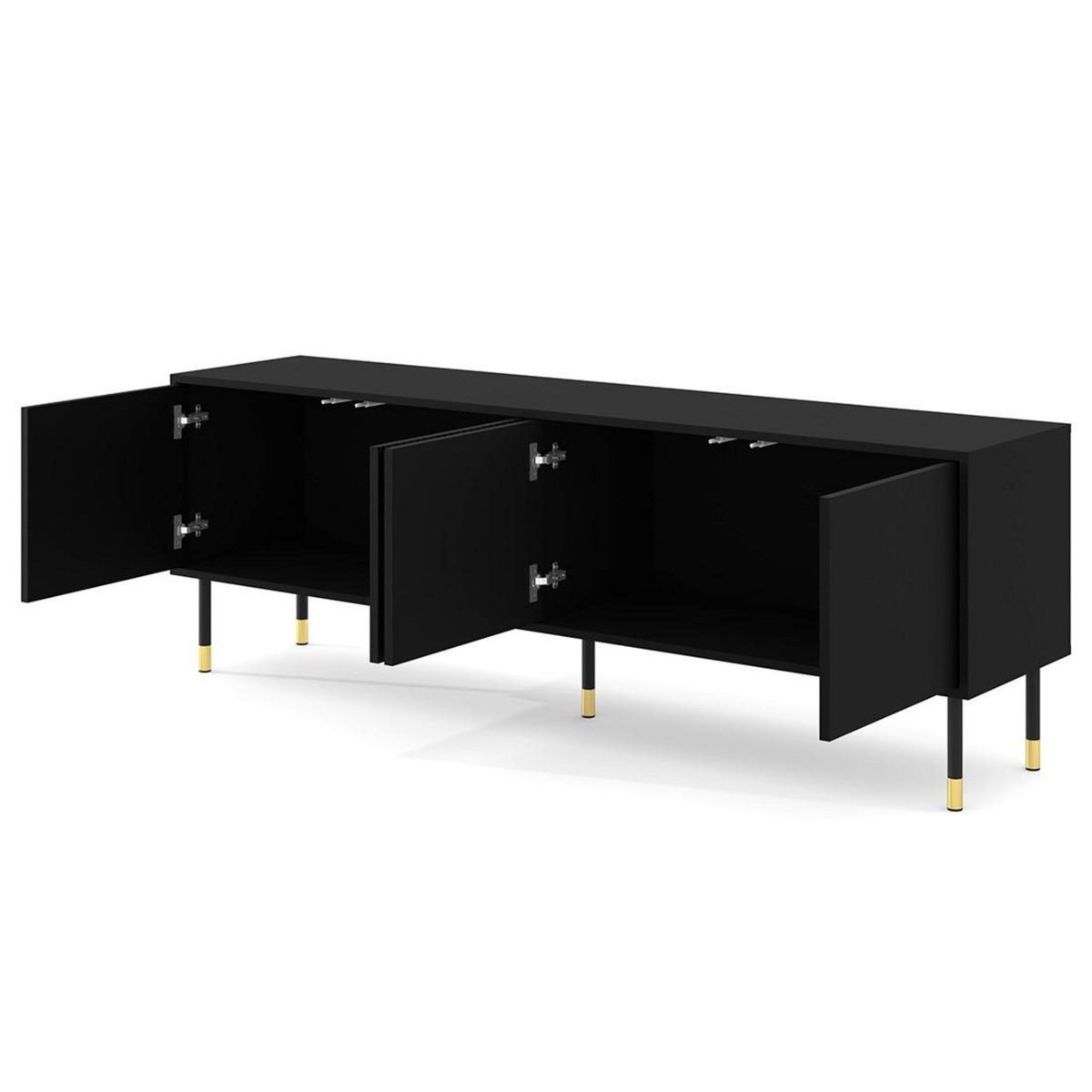 BEST MOBILIER Kirua - meuble tv - 4 portes - 180 cm