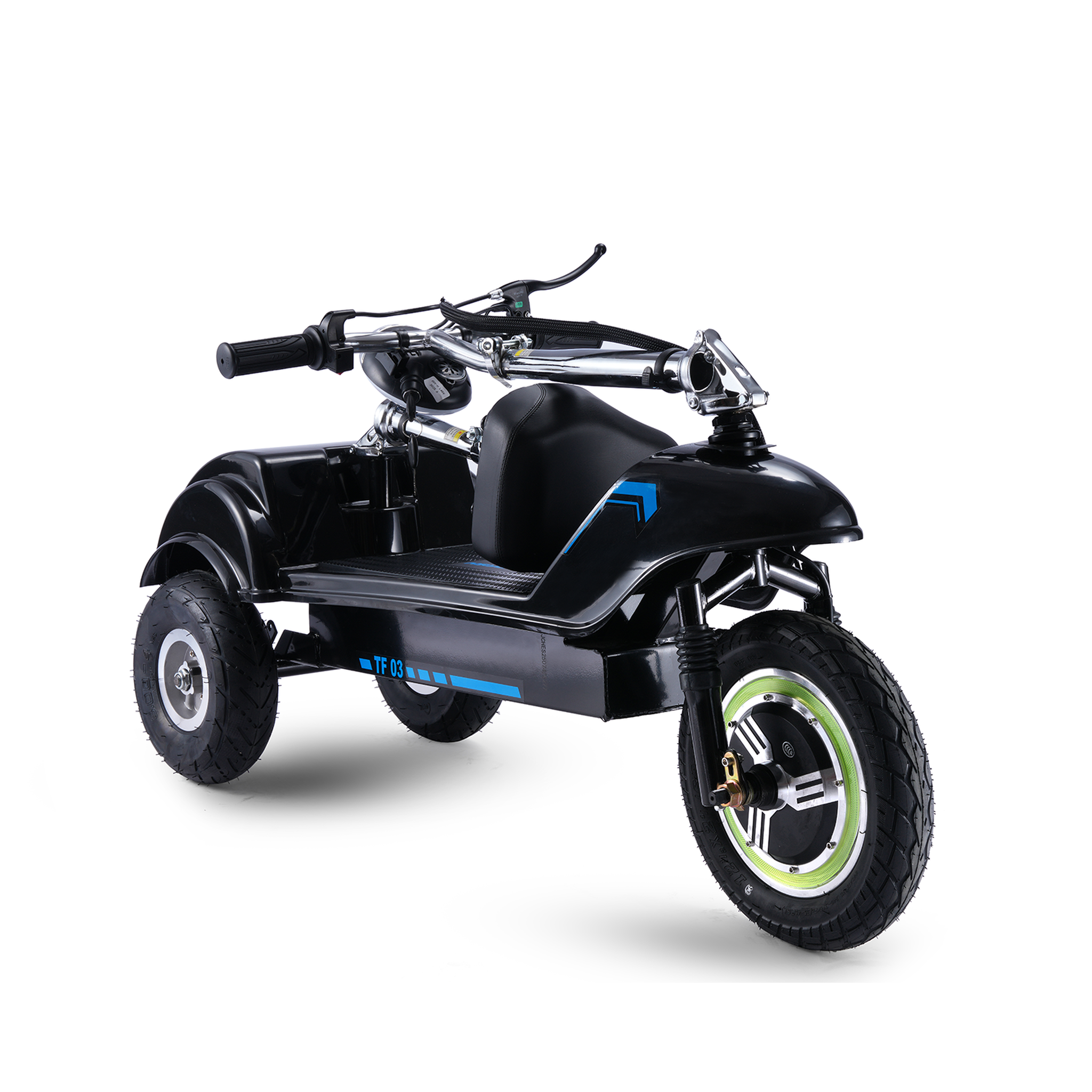 Voir la diapositive 2 : TWOFISH Trottinette électrique à trois roues avec siège amovible twofish tf03