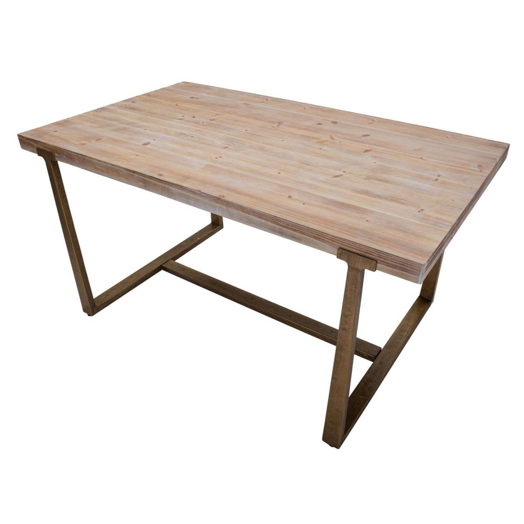 Voir la diapositive 4 : Paris Prix Table à manger effet bois  ankara  150cm naturel
