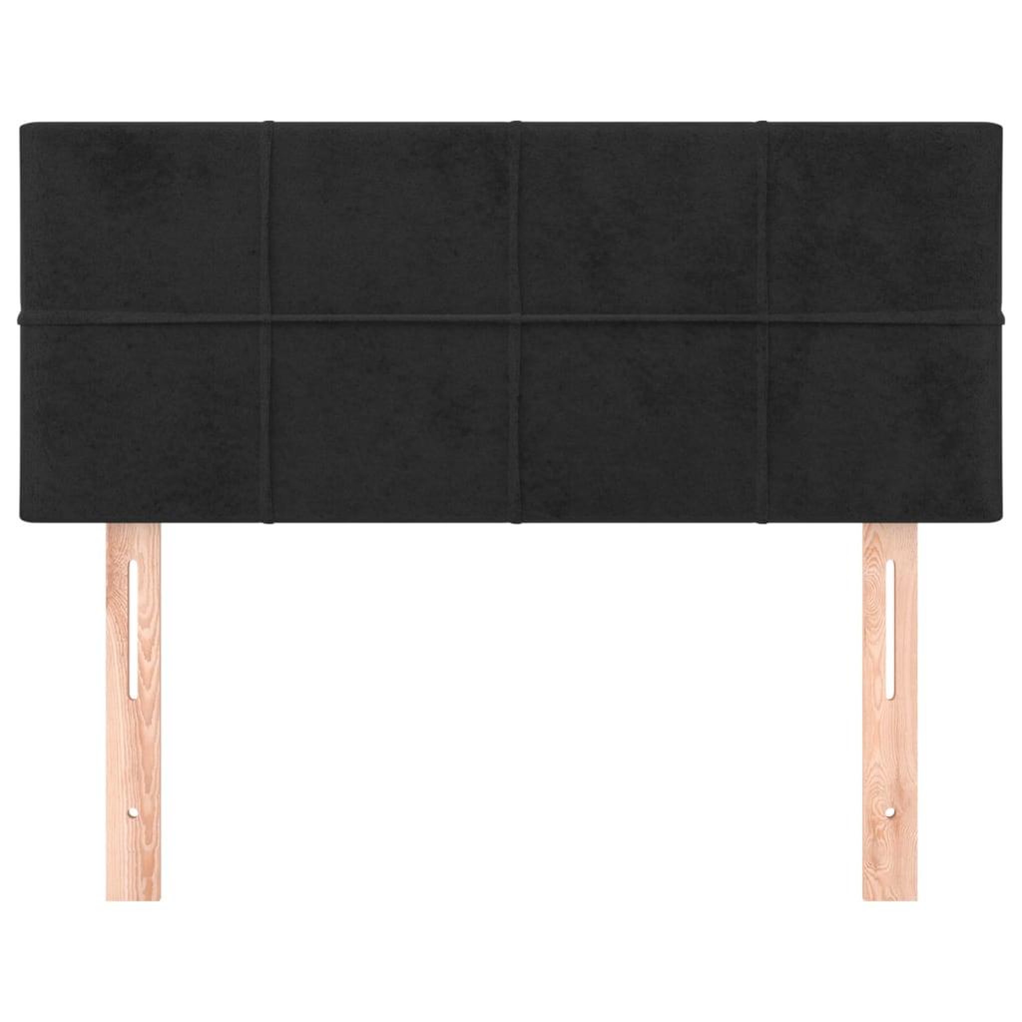 Voir la diapositive 3 : VIDAXL Tete de lit Noir 100x5x78/88 cm Velours