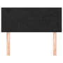 Voir la diapositive 3 : VIDAXL Tete de lit Noir 100x5x78/88 cm Velours