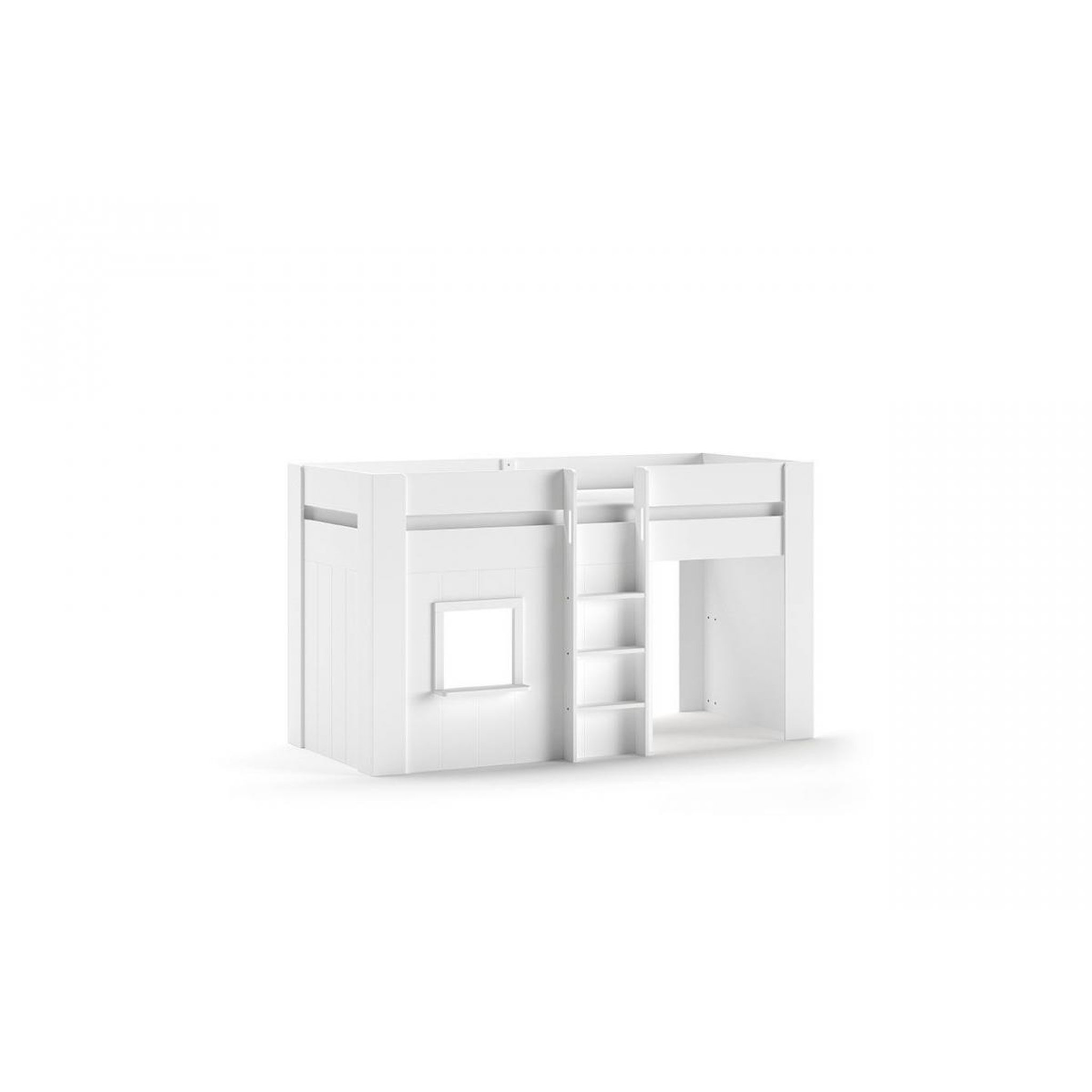 Paris Prix Lit Cabane Enfant  Reno  90x200cm Blanc