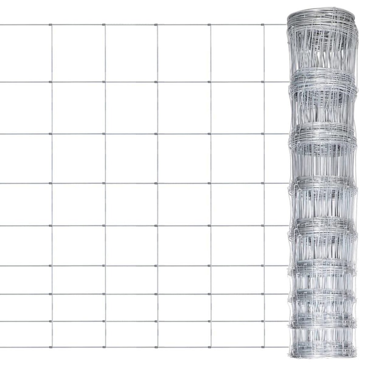 VIDAXL Cloture de jardin Acier galvanise 50x1,2 m Argente