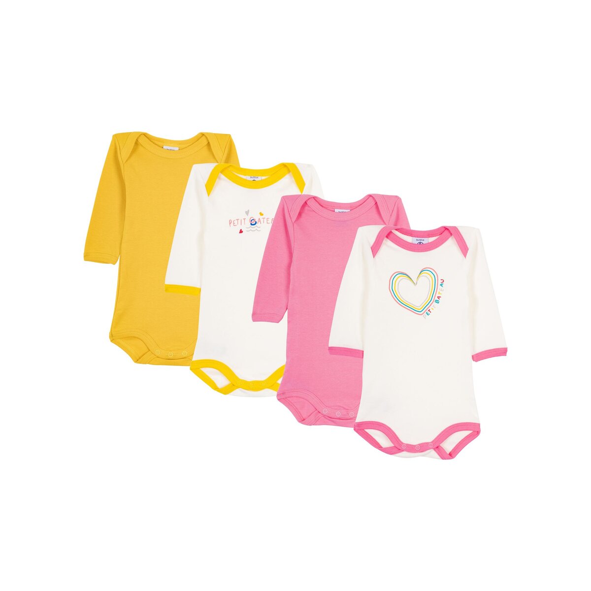 Lot de 3 bodies manches longues bébé fille 5709600