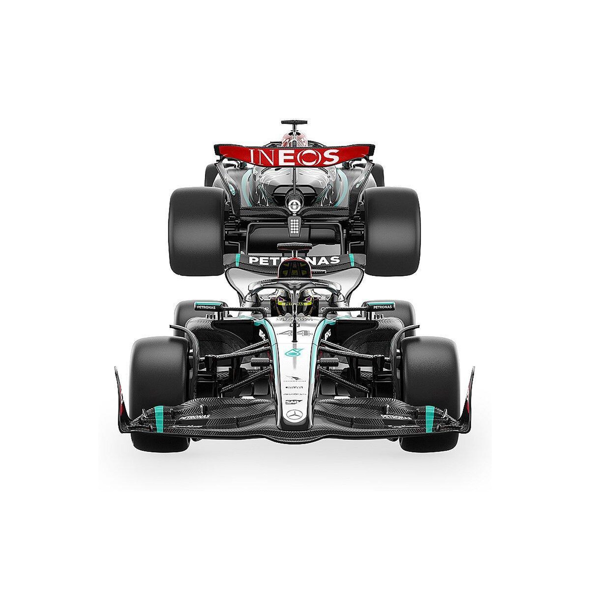 Voir la diapositive 2 : Jamara F1 Mercedes-AMG W15 1:12. noire télécommandée