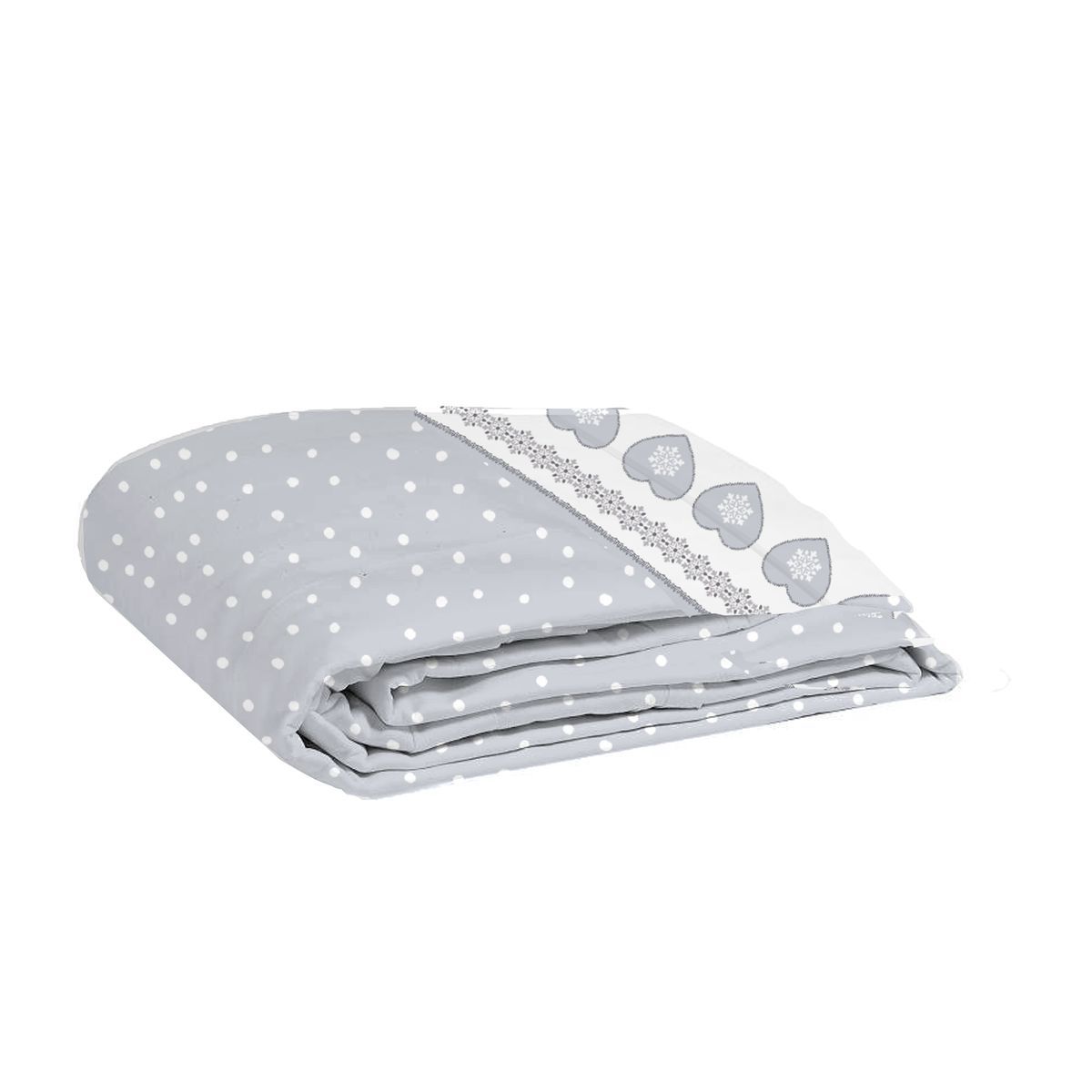 COTE DECO Drap plat fantaisie en coton 57 fils motif romantique SALUT