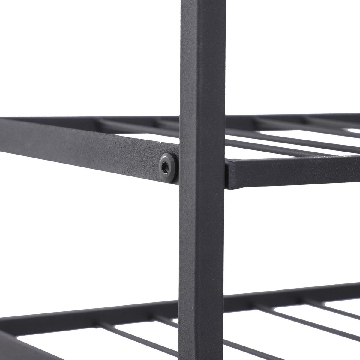 HOMCOM Étagère à vin rack pour bouteilles range-bouteilles capacité 54 bouteilles dim. 63L x 25l x 91H cm métal noir