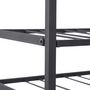 Voir la diapositive 6 : HOMCOM Étagère à vin rack pour bouteilles range-bouteilles capacité 54 bouteilles dim. 63L x 25l x 91H cm métal noir