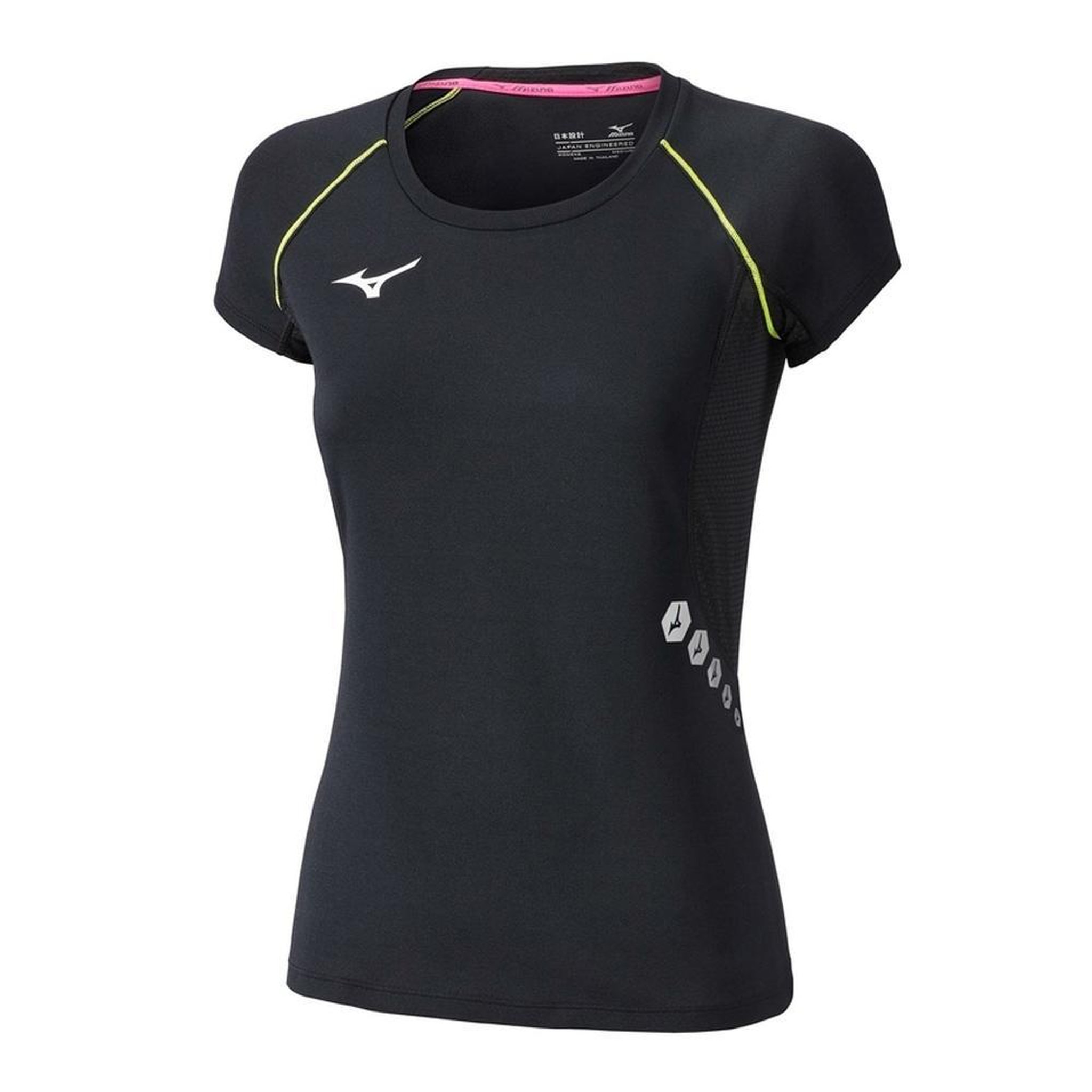 Mizuno T-shirt noir femme mizuno wos