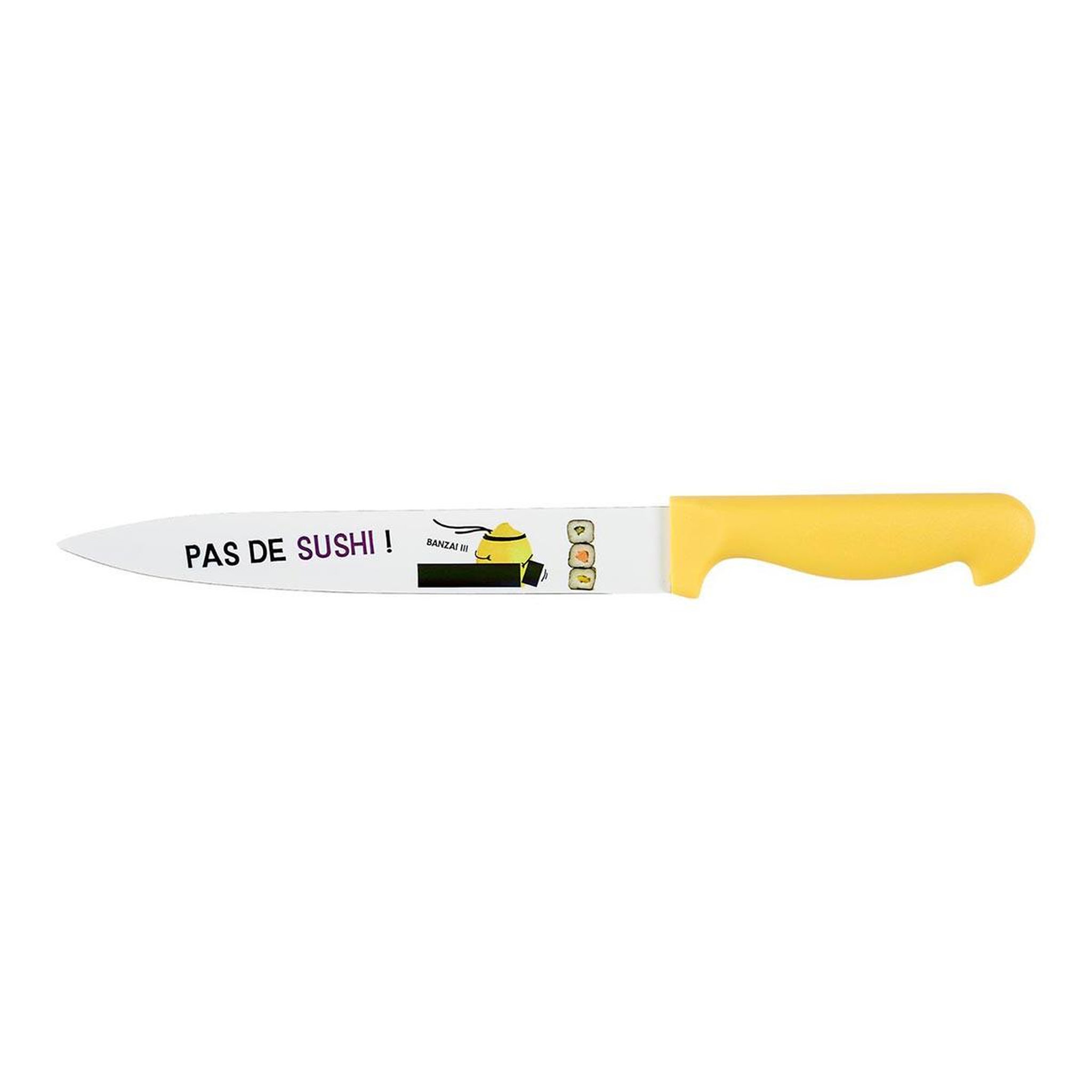 COOK CONCEPT Couteau à Effiler  Ludique  32cm Jaune