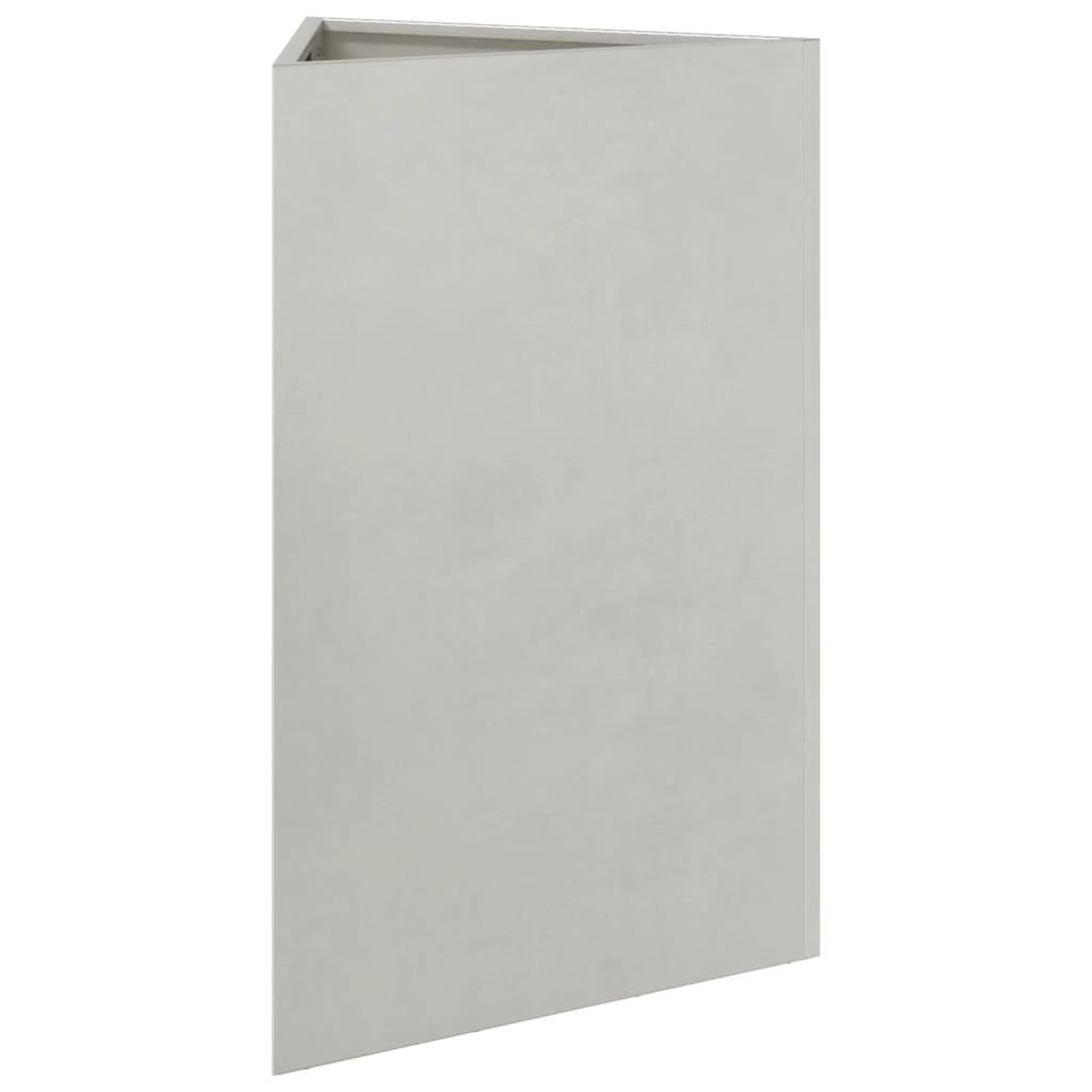 Voir la diapositive 4 : VIDAXL Jardiniere triangulaire 50x43x75 cm acier inoxydable