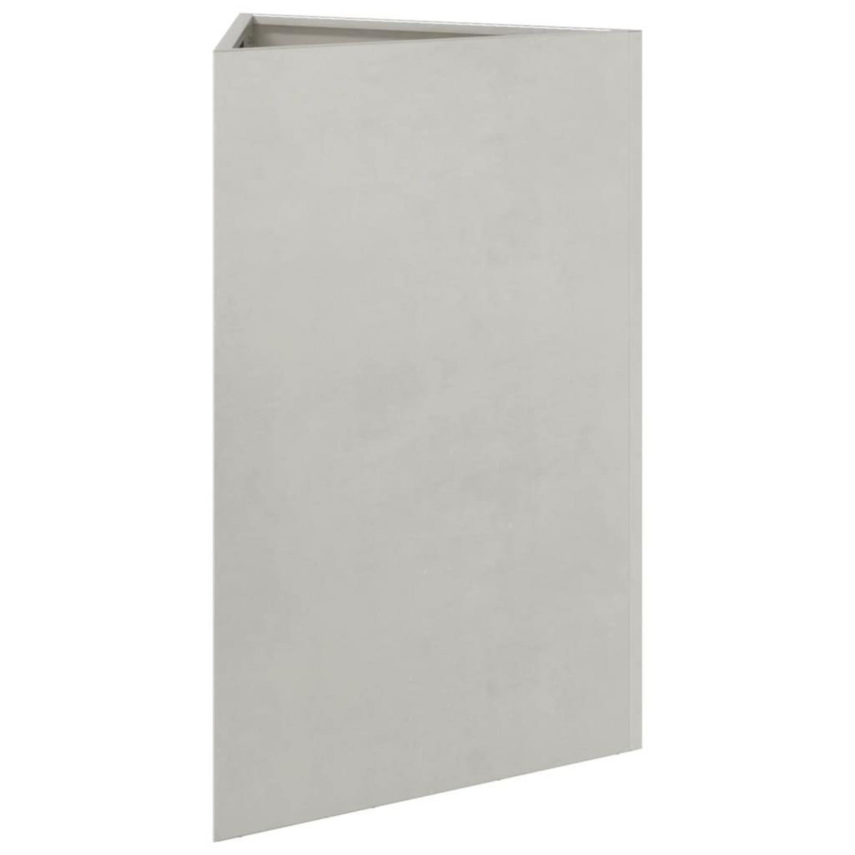 VIDAXL Jardiniere triangulaire 50x43x75 cm acier inoxydable