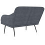 Voir la diapositive 5 : VIDAXL Banc Gris fonce 110x76x80 cm Velours