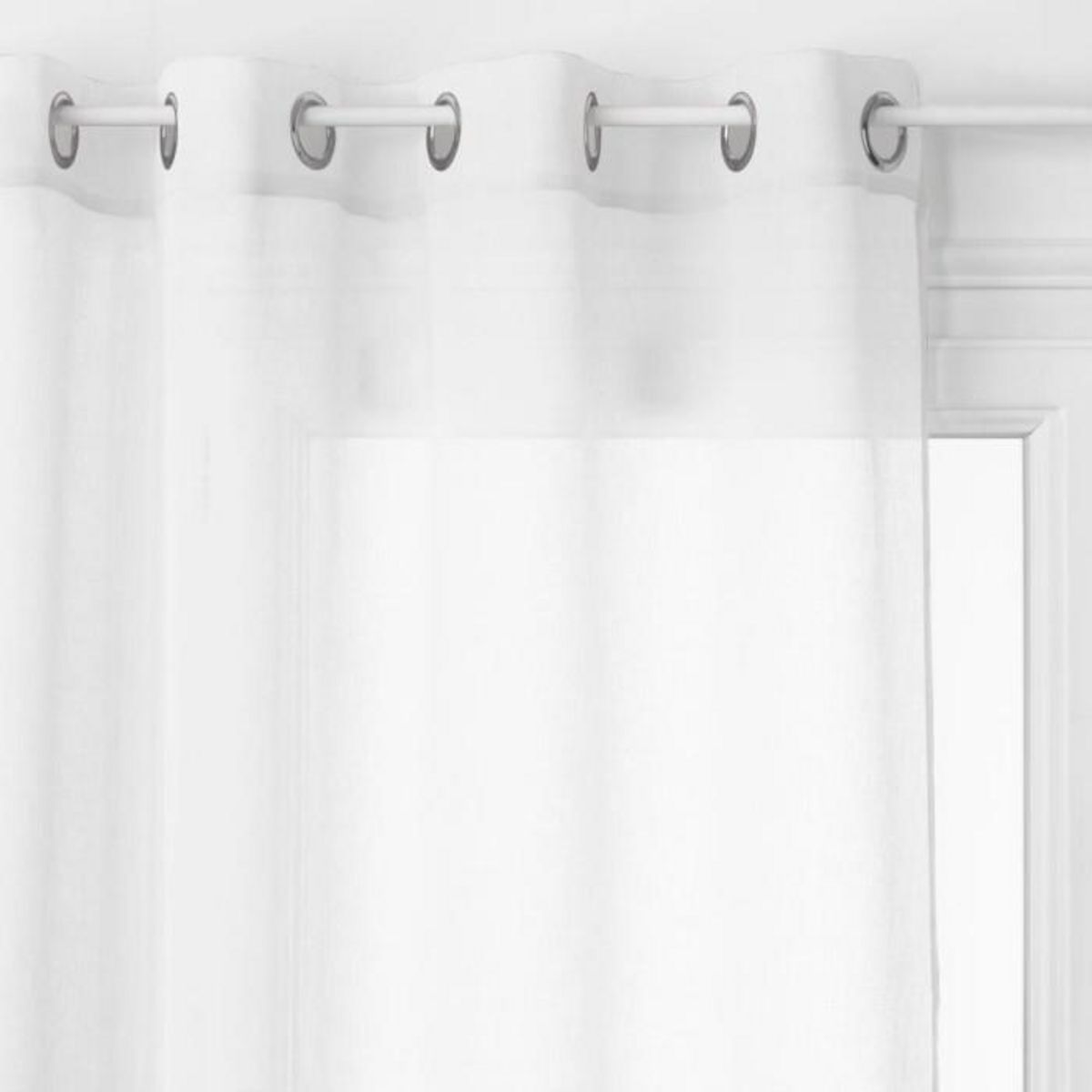 ATMOSPHERA Rideau Voilage  Georgette  140x240cm Blanc