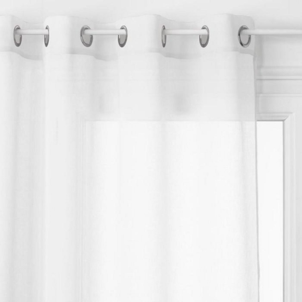 ATMOSPHERA Rideau Voilage  Georgette  140x240cm Blanc