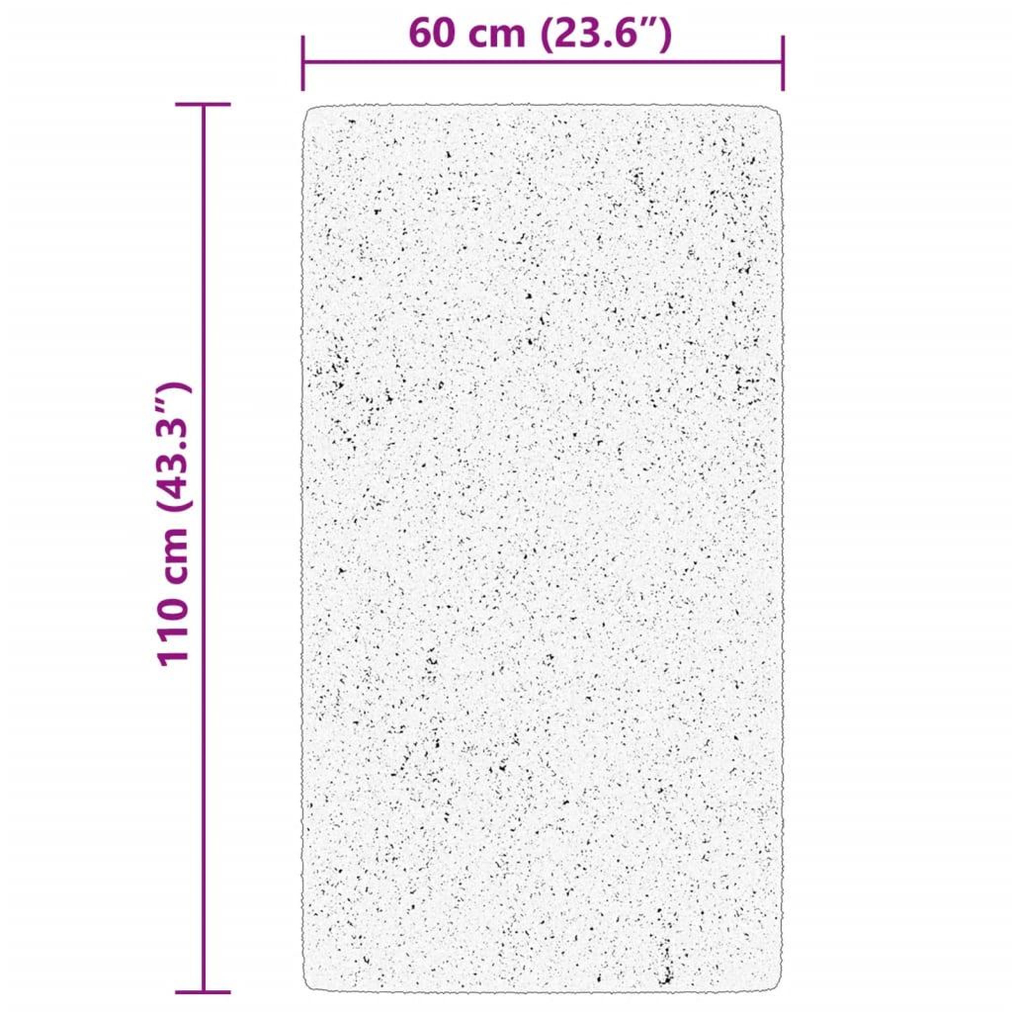 Voir la diapositive 6 : VIDAXL Tapis HUARTE a poils courts doux et lavable beige 60x110 cm