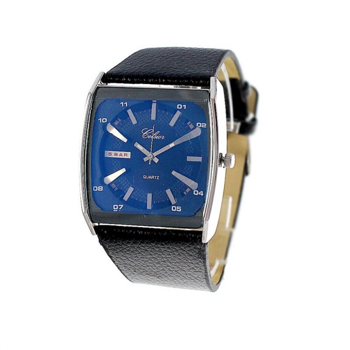 SC CRYSTAL Montre mode homme bracelet noir pas cher Auchan.fr