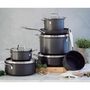 Voir la diapositive 2 : Lacor Faitout aluminium 28cm avec couvercle - 48028