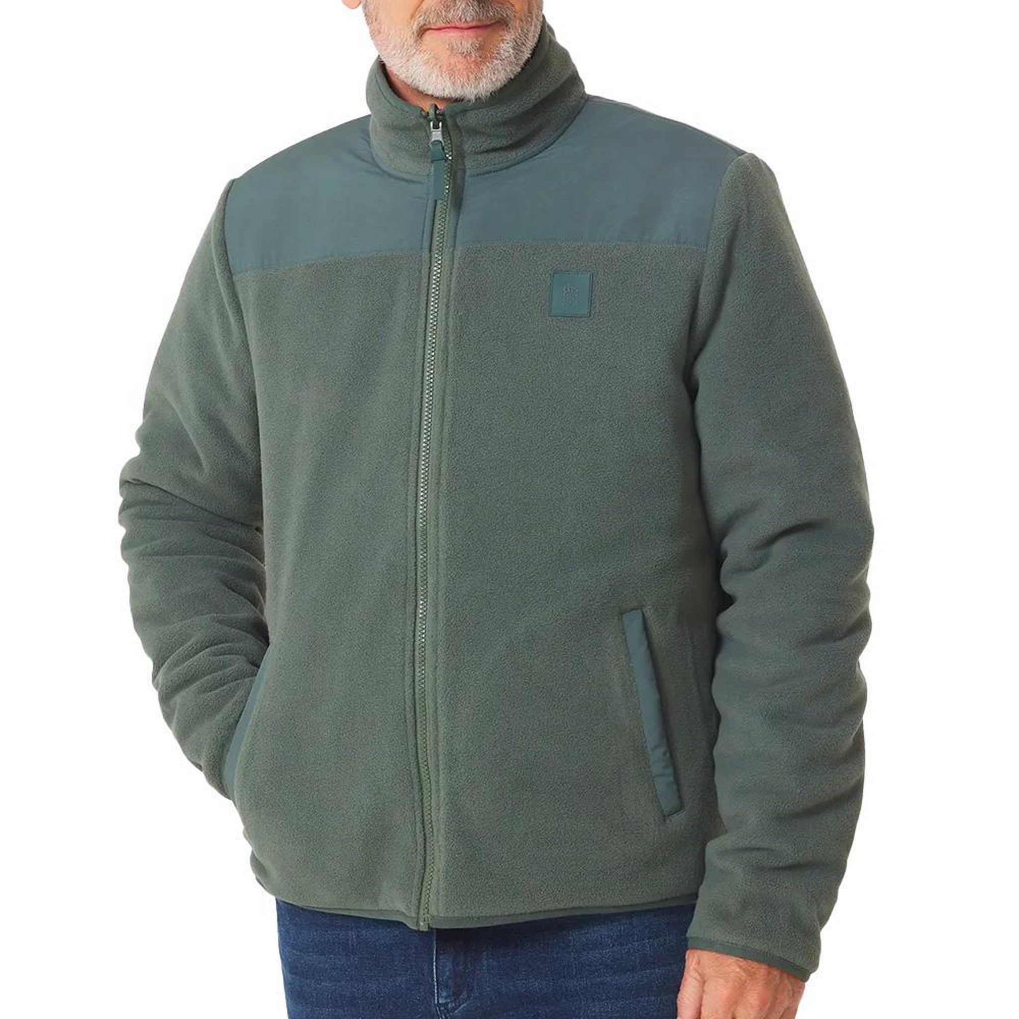 TBS Doudoune Verte Homme TBS JOSEFZIP. Coloris disponibles : Vert