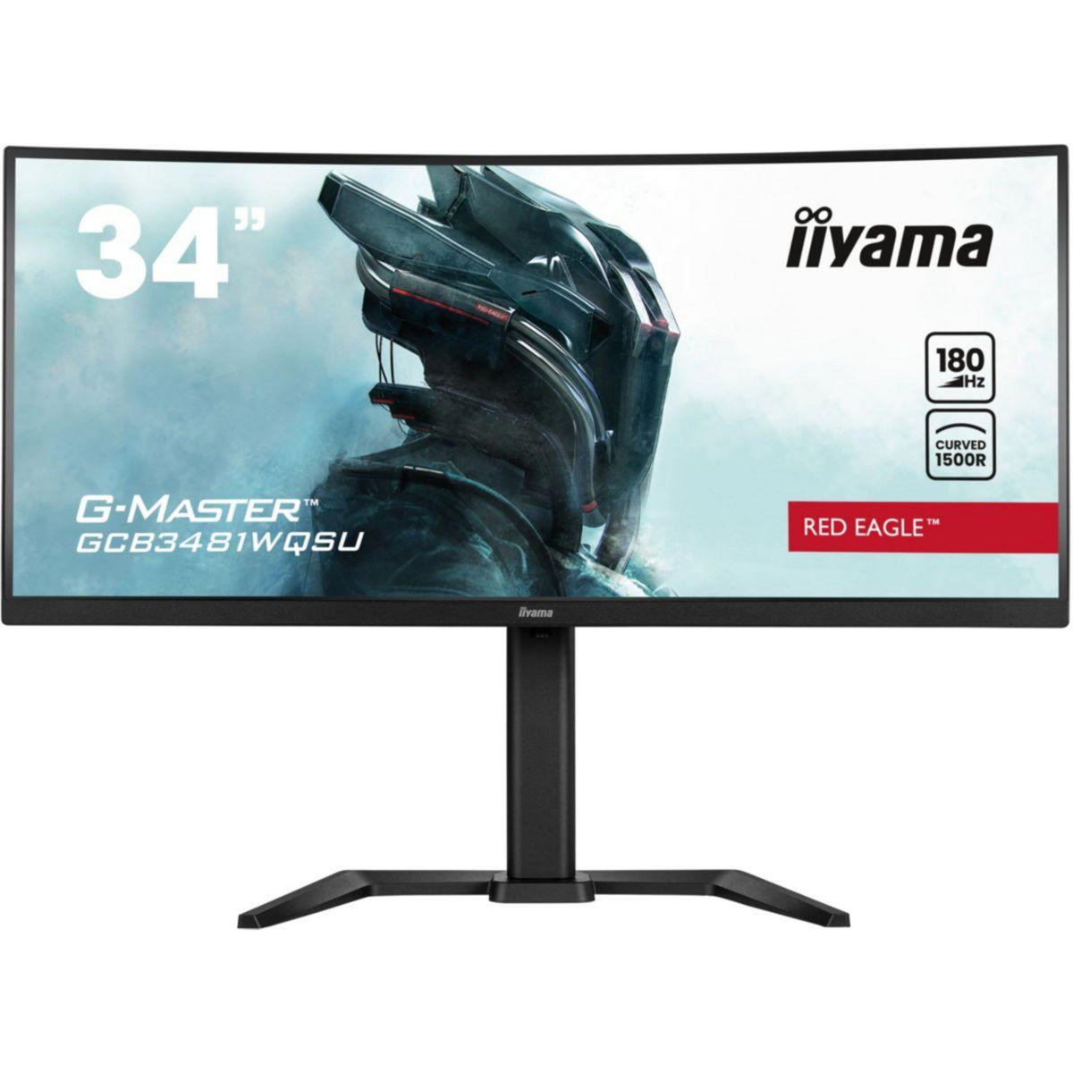Iiyama Ecran PC Gamer G-MASTER GCB3481WQSU-B1 34'' Plat VA