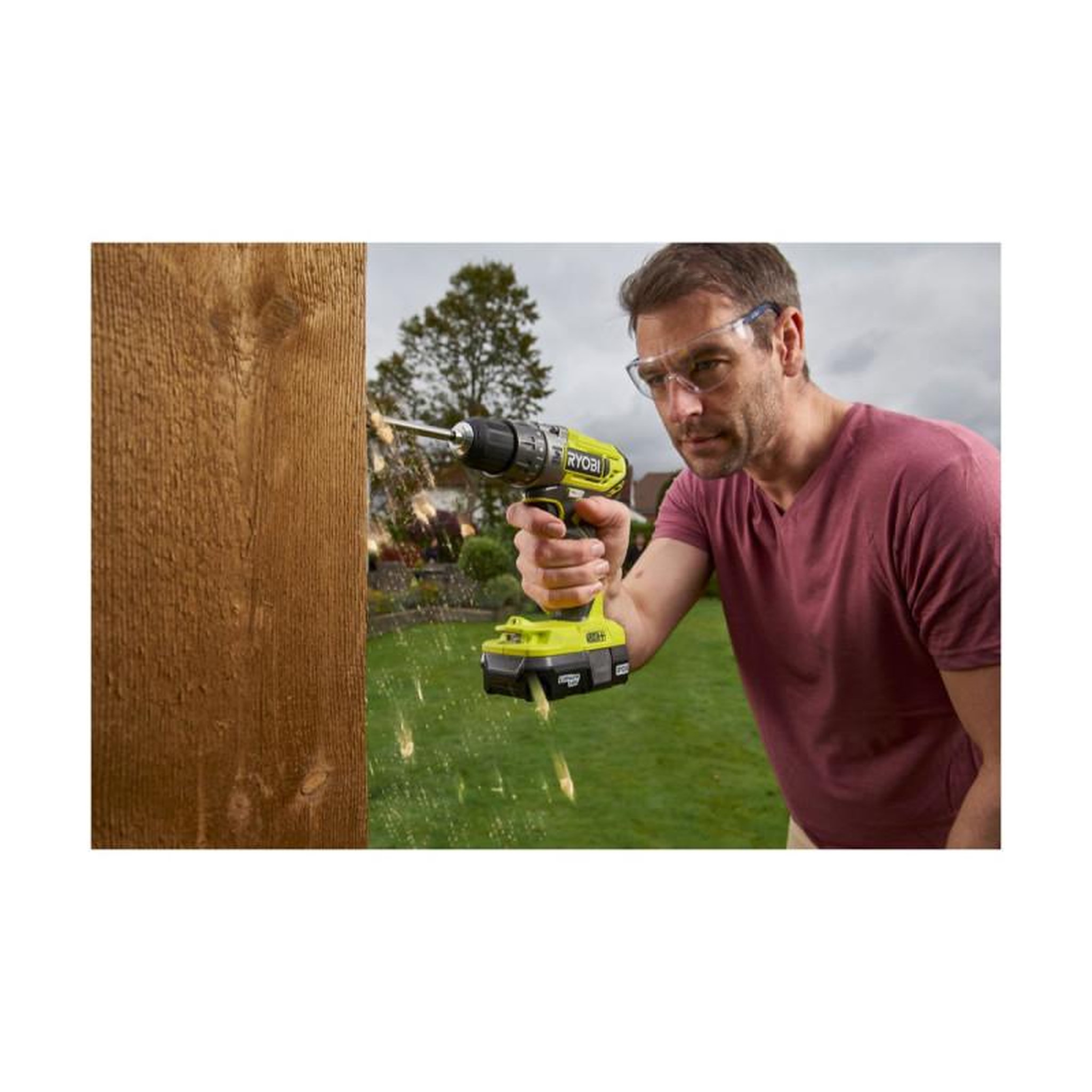 Voir la diapositive 3 : Ryobi Perceuse-visseuse à percussion RYOBI - R18PD2-242S - 18V One+ - 2 Batteries 4.0Ah et 2.0Ah - 1 Char