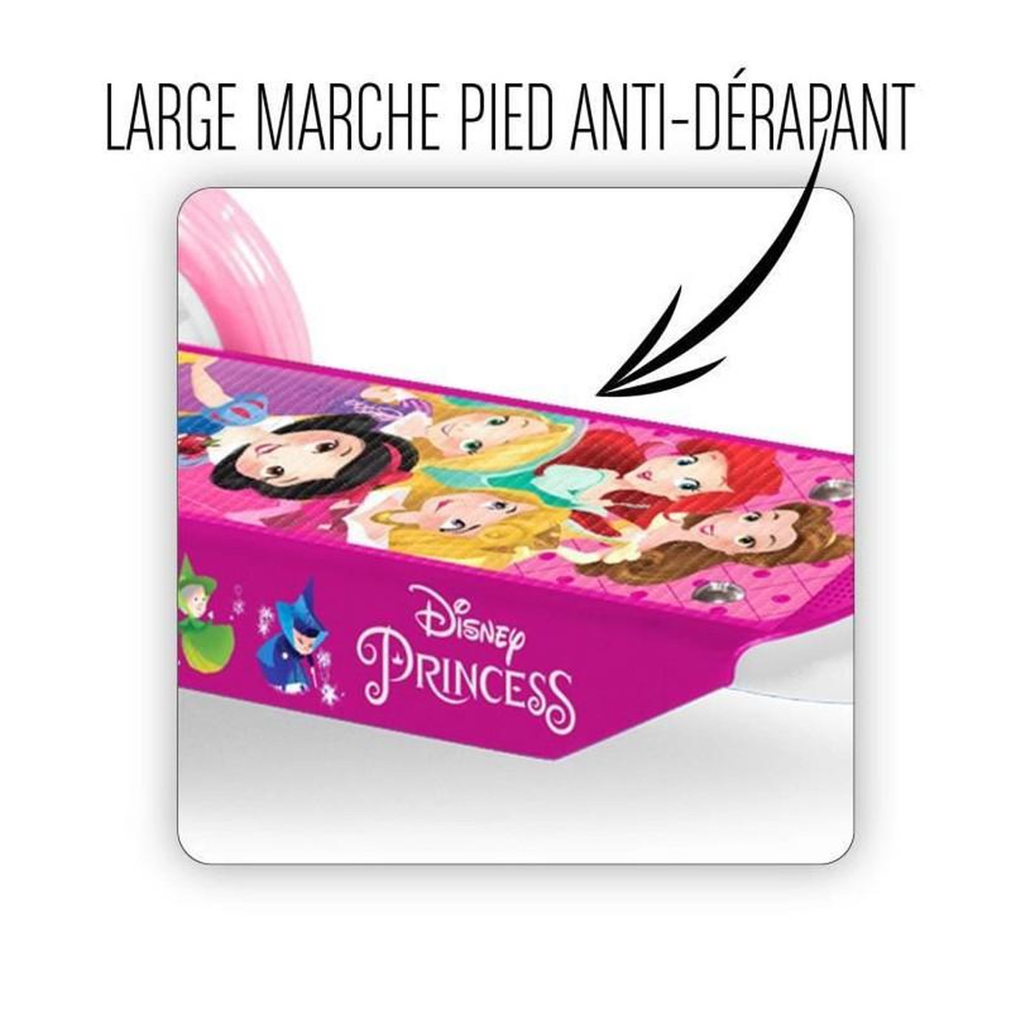 Voir la diapositive 3 : STAMP DISNEY PRINCESSES Trottinette 3 Roues