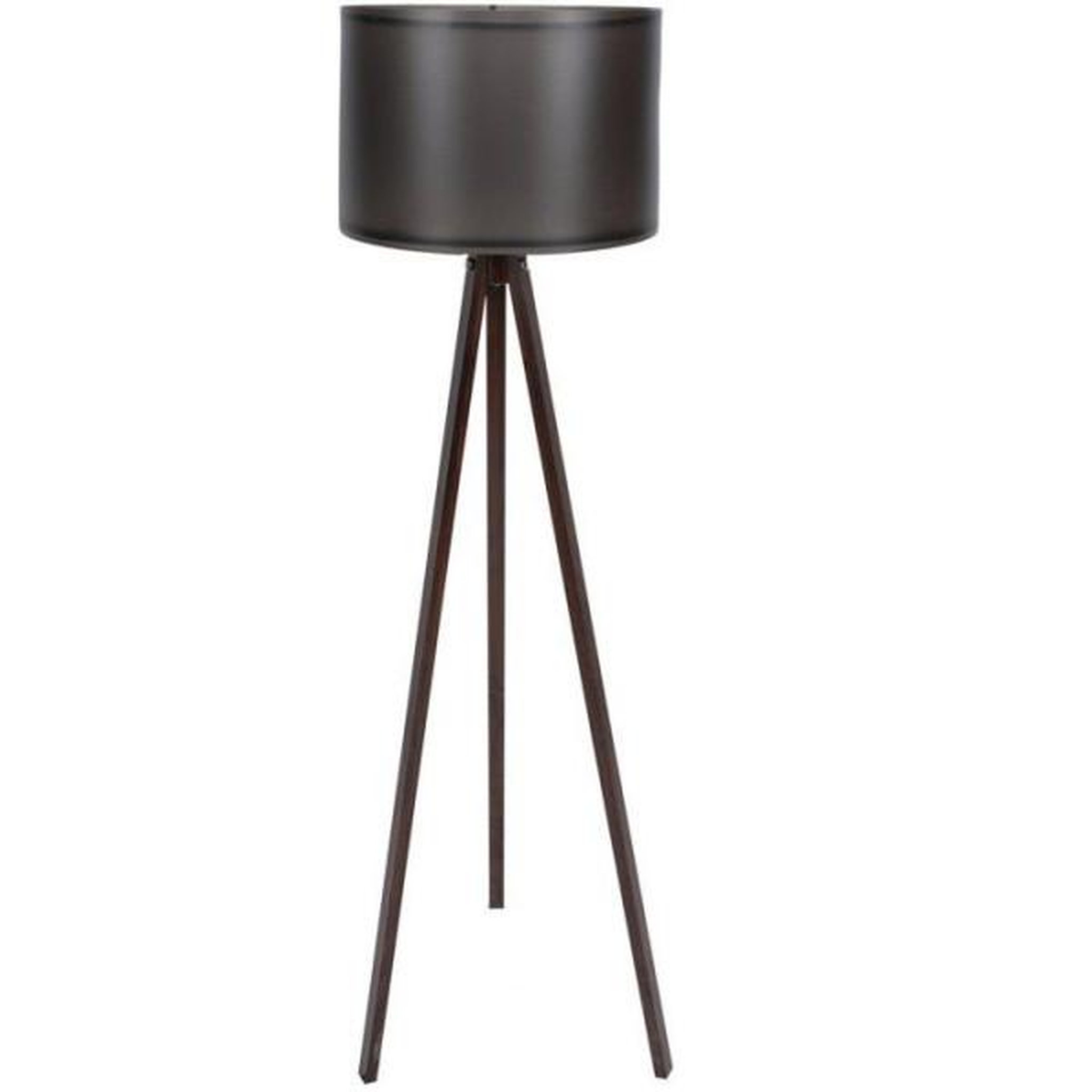 MRED Lampadaire D BY M.RED Black Walnut - MDF - Abat-jour polypropylene - Style nordique