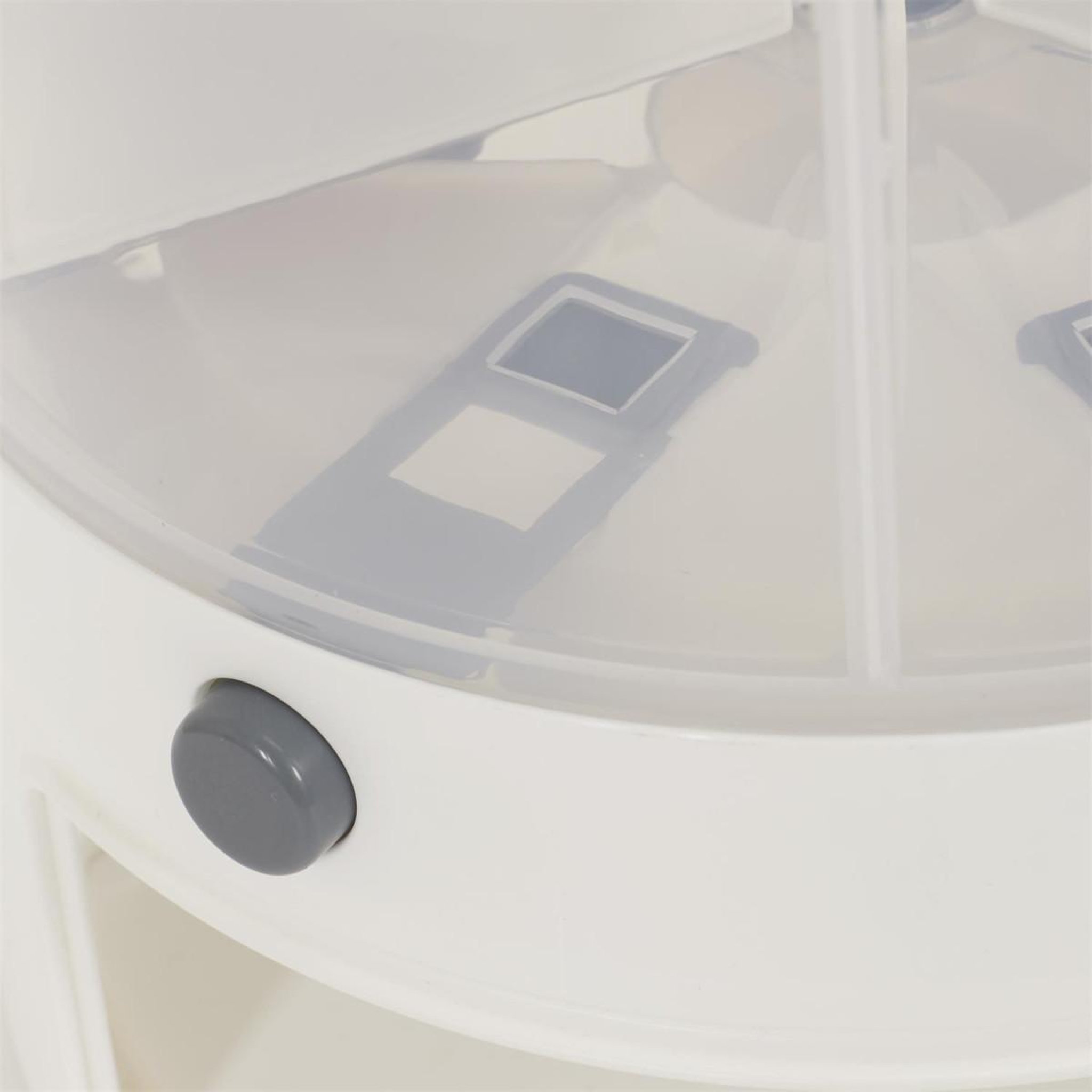 Voir la diapositive 3 : COOK CONCEPT Distributeur rotatif  6 compartiments  32cm blanc