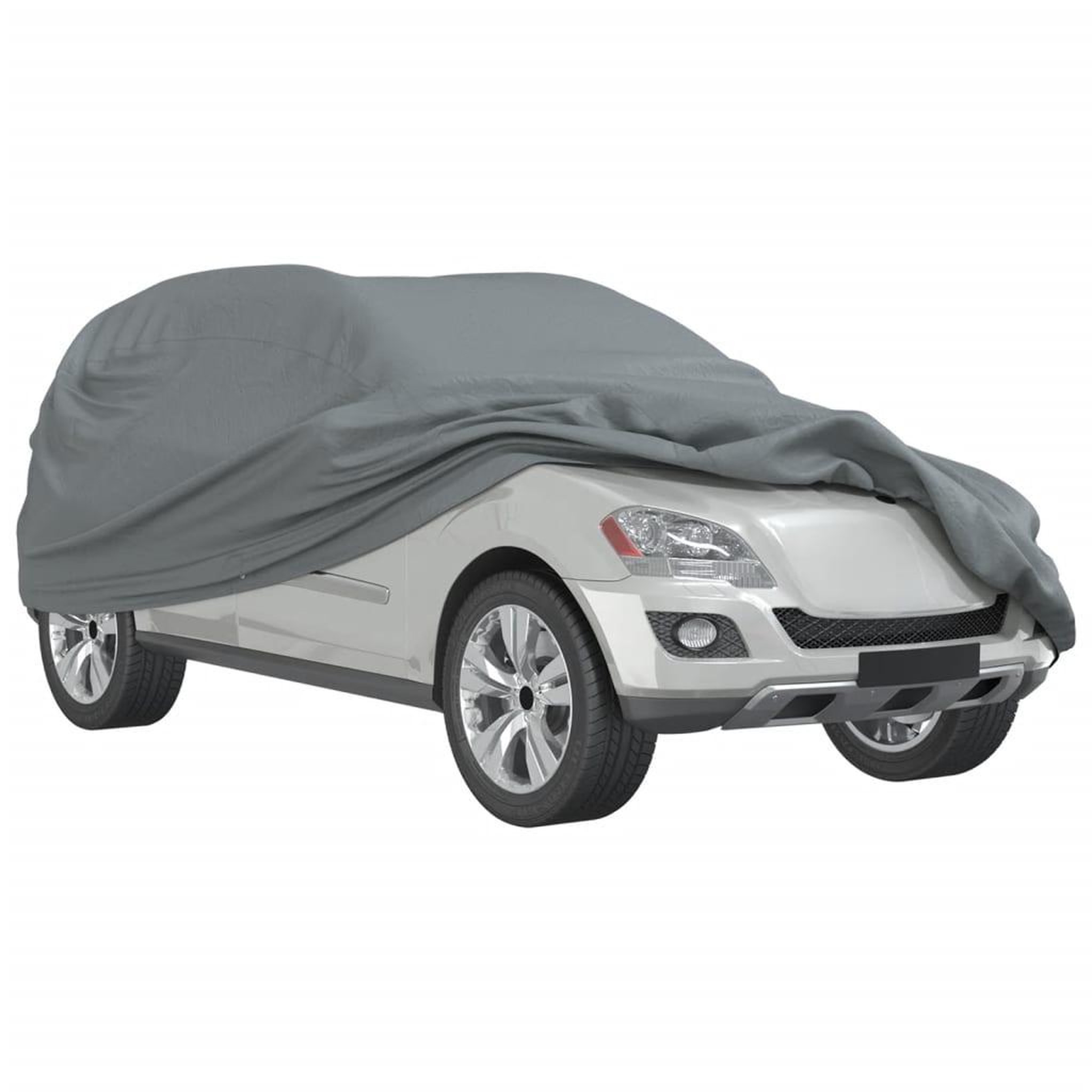 Voir la diapositive 4 : VIDAXL Housse de voiture SUV complete gris XL tissu non tisse