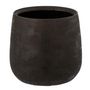 Voir la diapositive 1 : Paris Prix Cache-Pot en Céramique  Irrégulier  22cm Noir