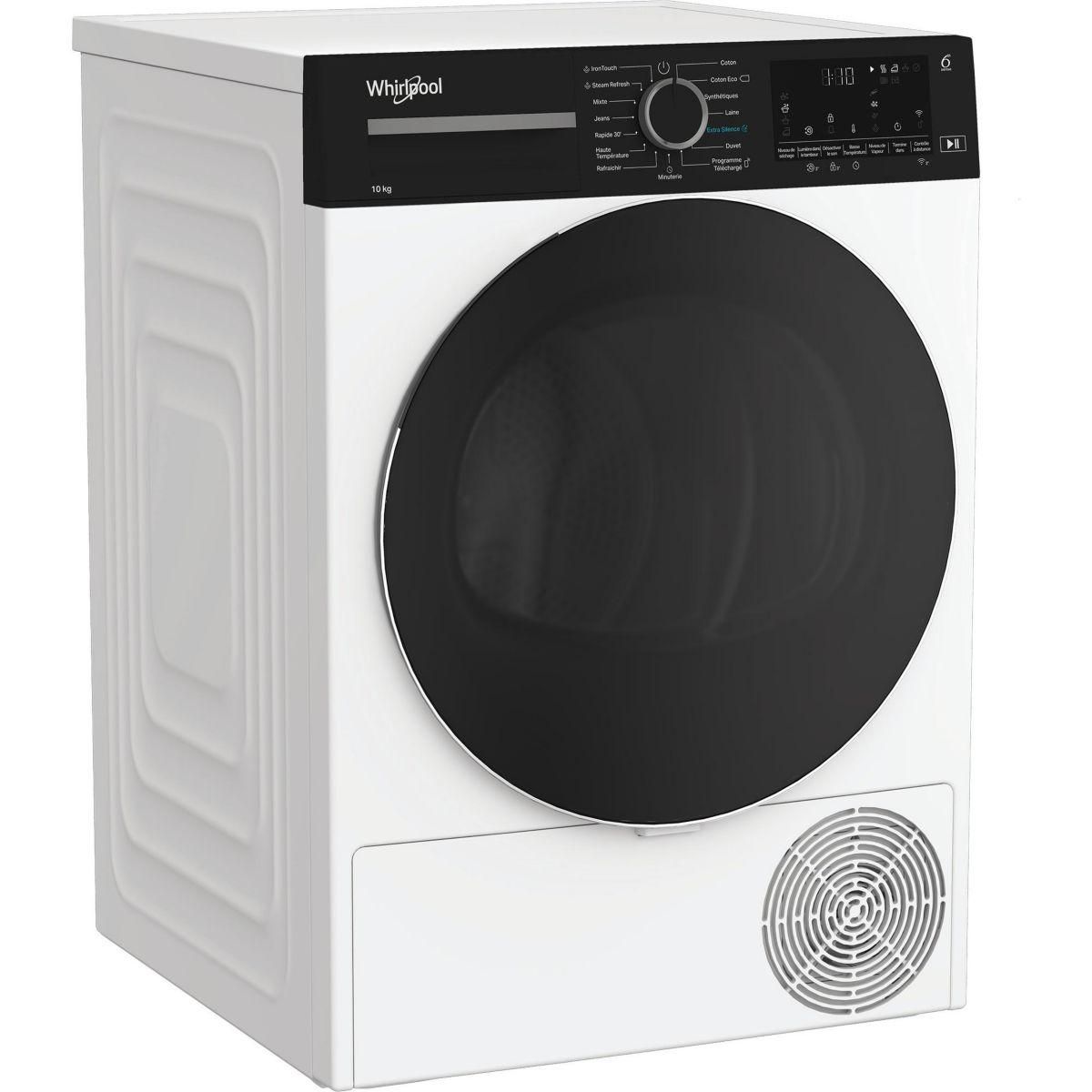 Whirlpool Sèche linge pompe à chaleur CWD104MWBSFR