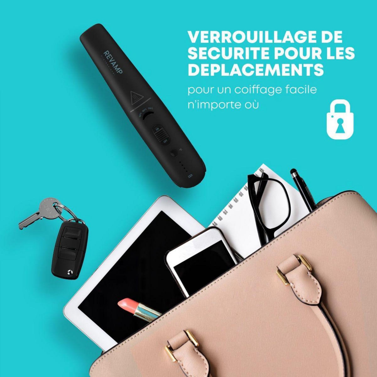 REVAMP Lisseur sans fil Compact Liberté Progloss