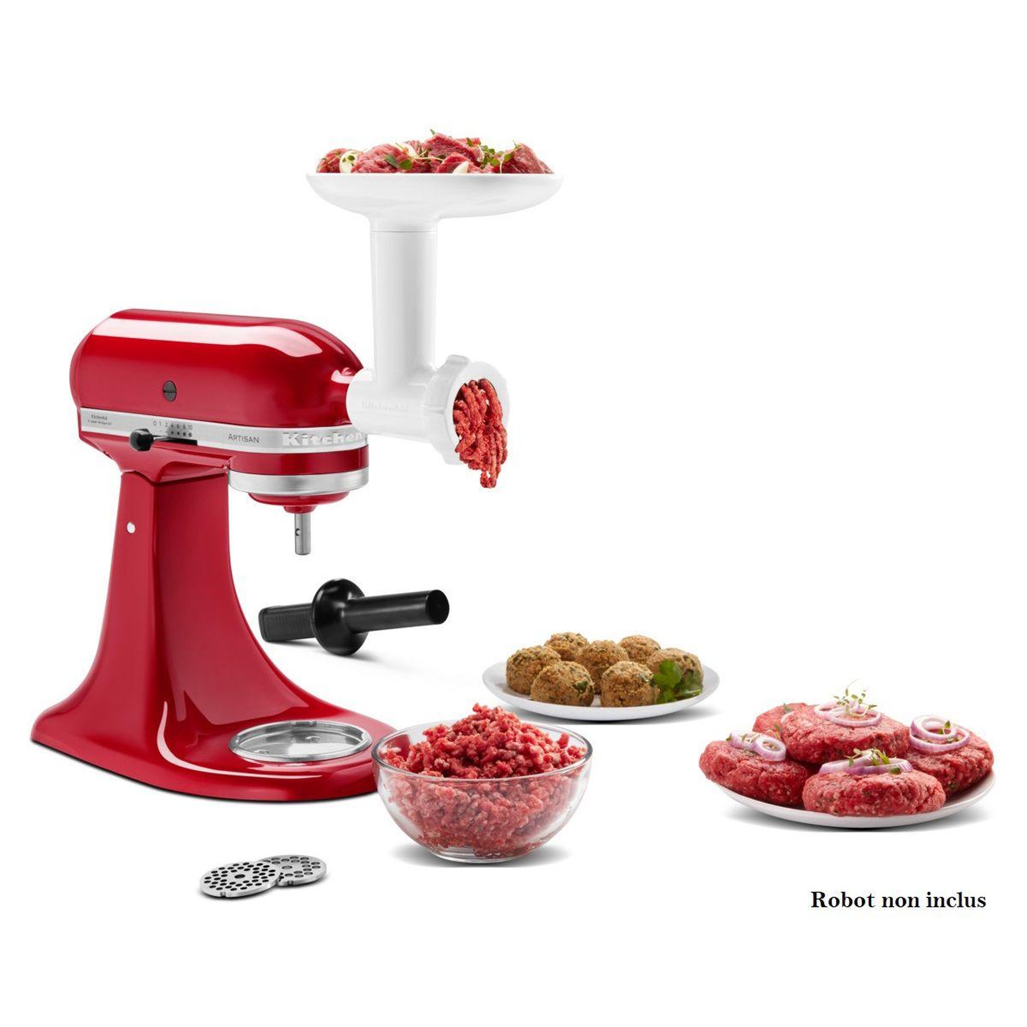 Voir la diapositive 4 : KitchenAid Hachoir 5ksmfga hachoir
