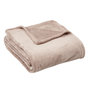 Voir la diapositive 1 : ACTUEL Plaid, couvre-lit, jeté de canapé uni douceur en polyester 240 g/m²