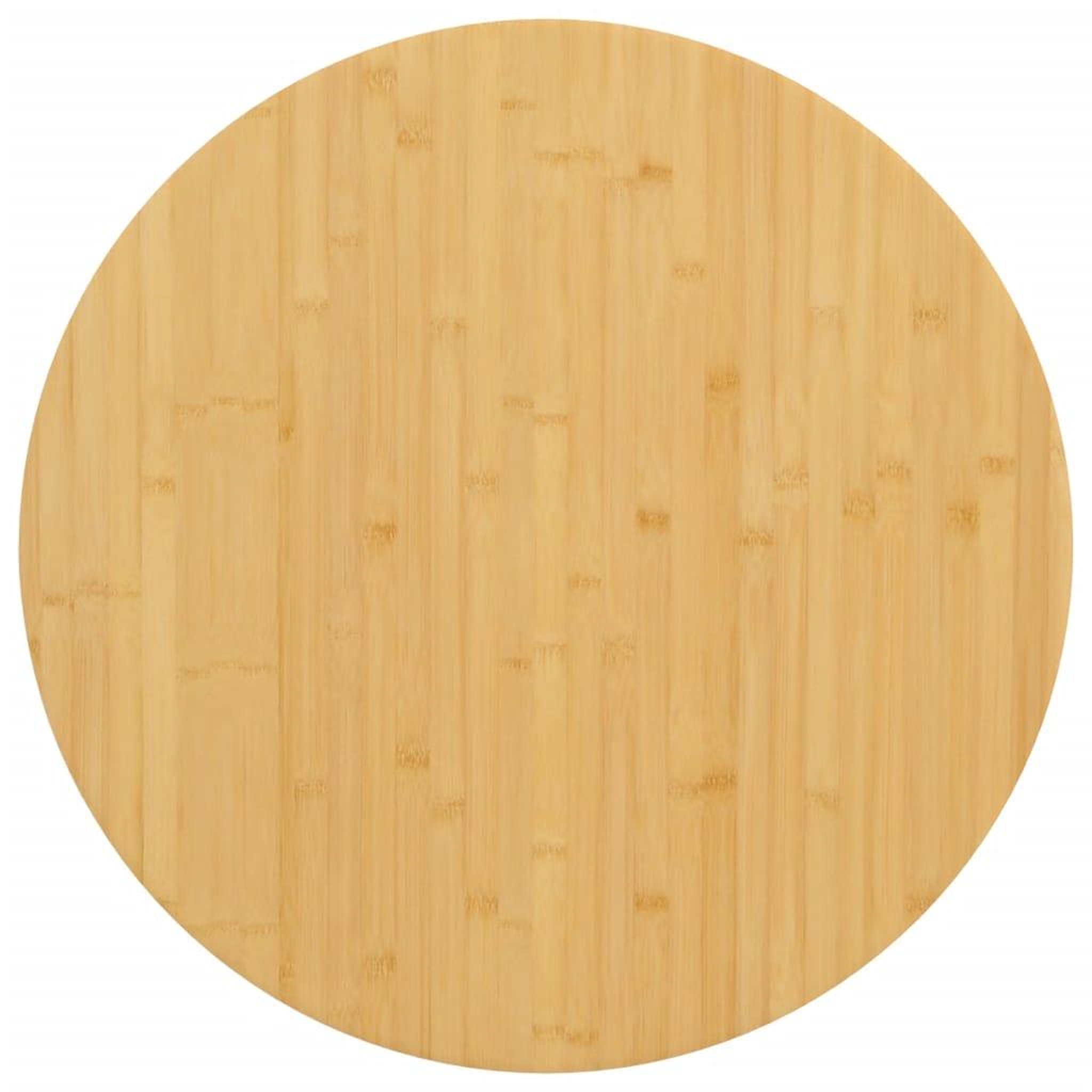 VIDAXL Dessus de table Ø80x1,5 cm bambou