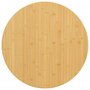 Voir la diapositive 1 : VIDAXL Dessus de table Ø80x1,5 cm bambou