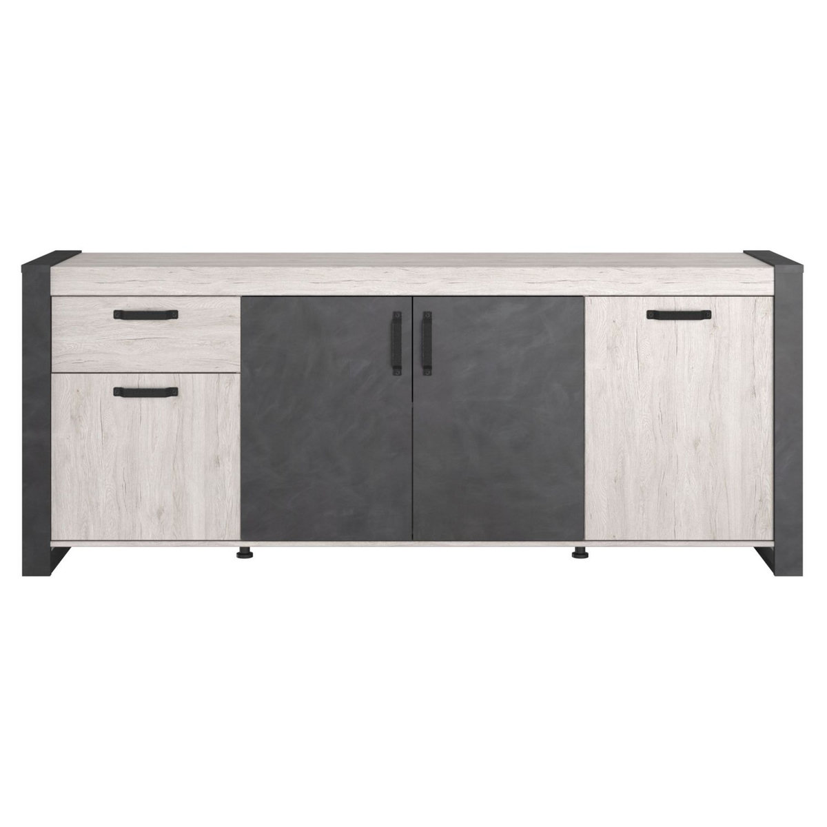 Buffet 4 portes L218 cm ELLA
