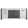 Voir la diapositive 2 : Buffet 4 portes L218 cm ELLA
