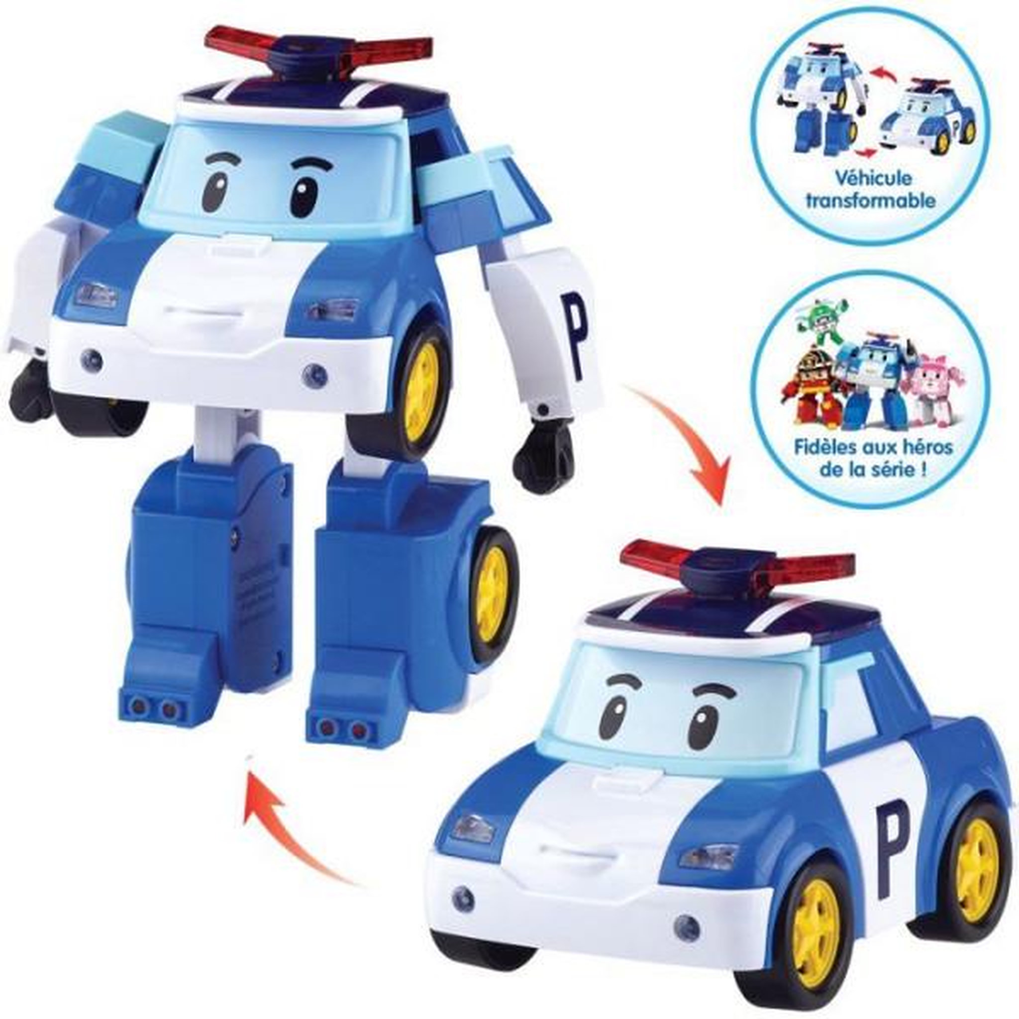 Voir la diapositive 4 : SILVERLIT Robocar Vehicule Transformable Poli